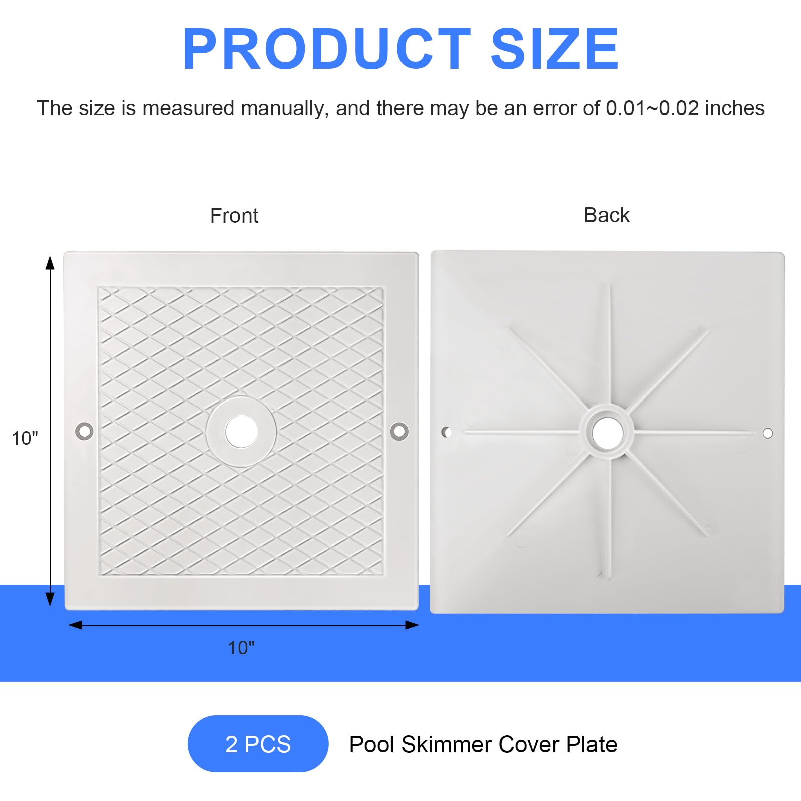 Giokyi durable rubber skimmer lid, long-lasting pool protection