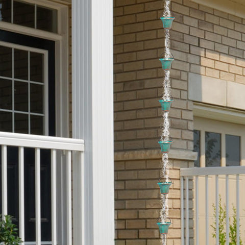 gift-ready giole rain chain for outdoor decor