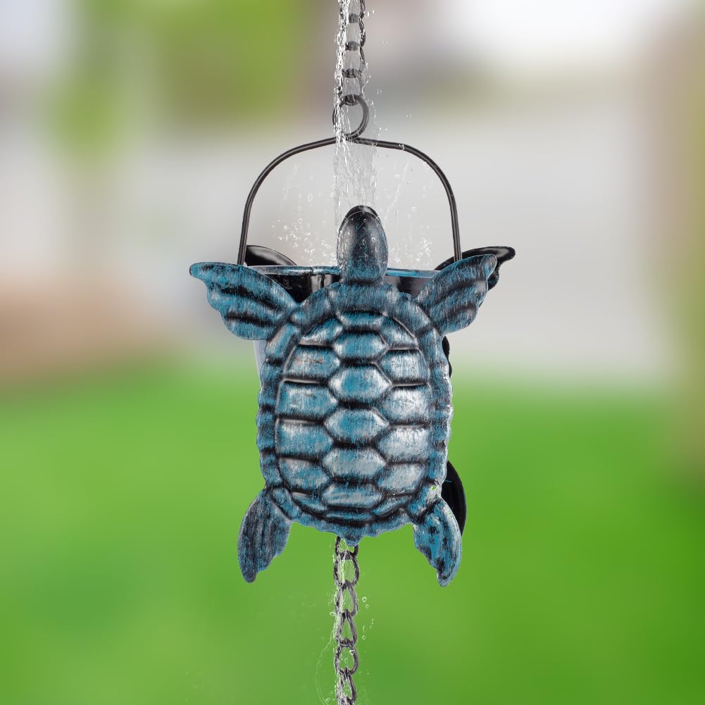 giole rain chain outdoors enhances home exterior aesthetics