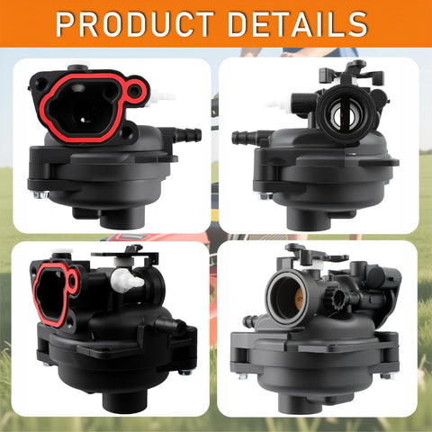 Gioong carburetor features durable construction for lasting use.