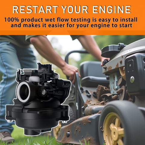 Gioong M230 kit installed on mower enables smoother idle and starts.