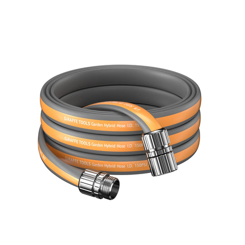 Giraffe Tools 25ft hose with no-kink design for smooth garden watering