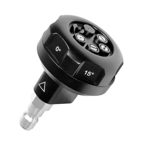 Giraffe Tools adjustable 6-in-1 nozzle enables versatile cleaning at multiple angles.