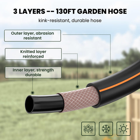 Giraffe Tools all-weather hybrid hose resists leaks