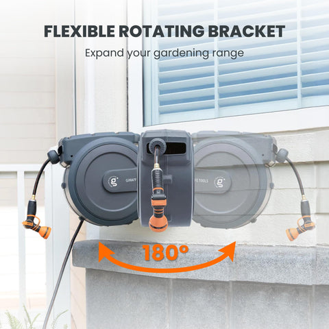 Giraffe Tools AW30 100ft hose delivers steady water flow for wide beds