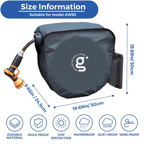 Giraffe Tools AW50 fabric close-up highlights durable 600D material and waterproof coating