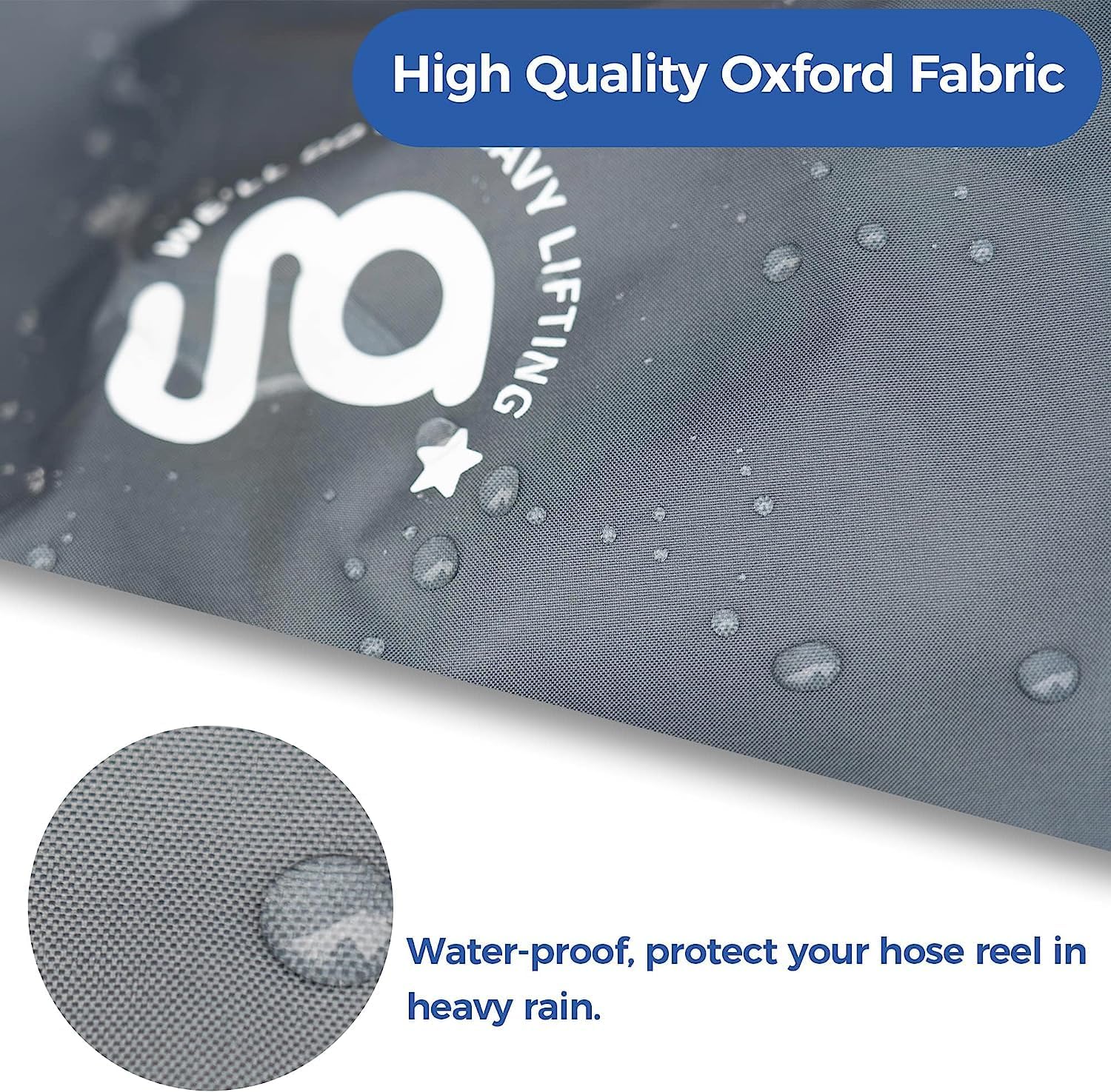 Giraffe Tools AW50 bottom strap detail illustrates wind resistance on the cover