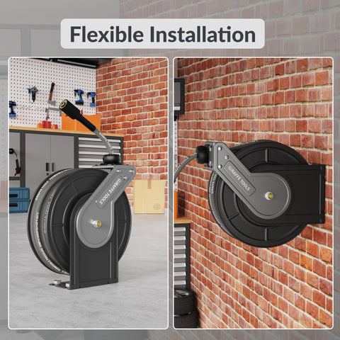Giraffe Tools brass swivel provides leak-free connection at high PSI