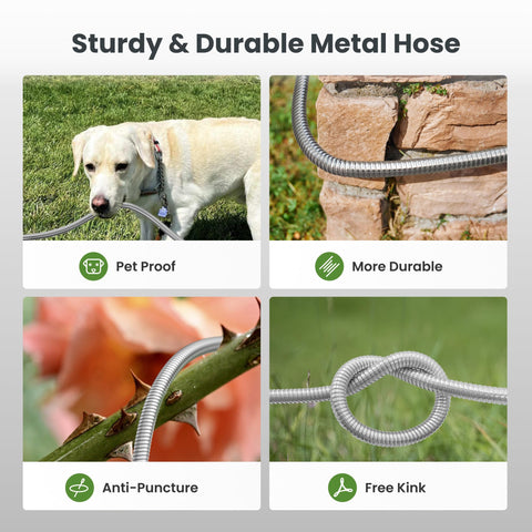 Giraffe Tools easy-coil storage for compact garden organization