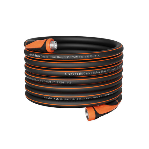 Giraffe Tools garden hose 5/8 heavy duty for year-round watering and durability.