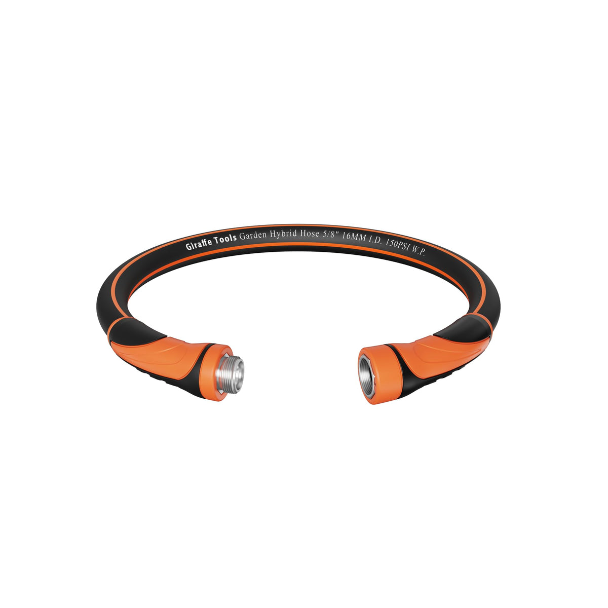 Giraffe Tools garden hose 5-8 inch heavy-duty flexible for reliable watering.