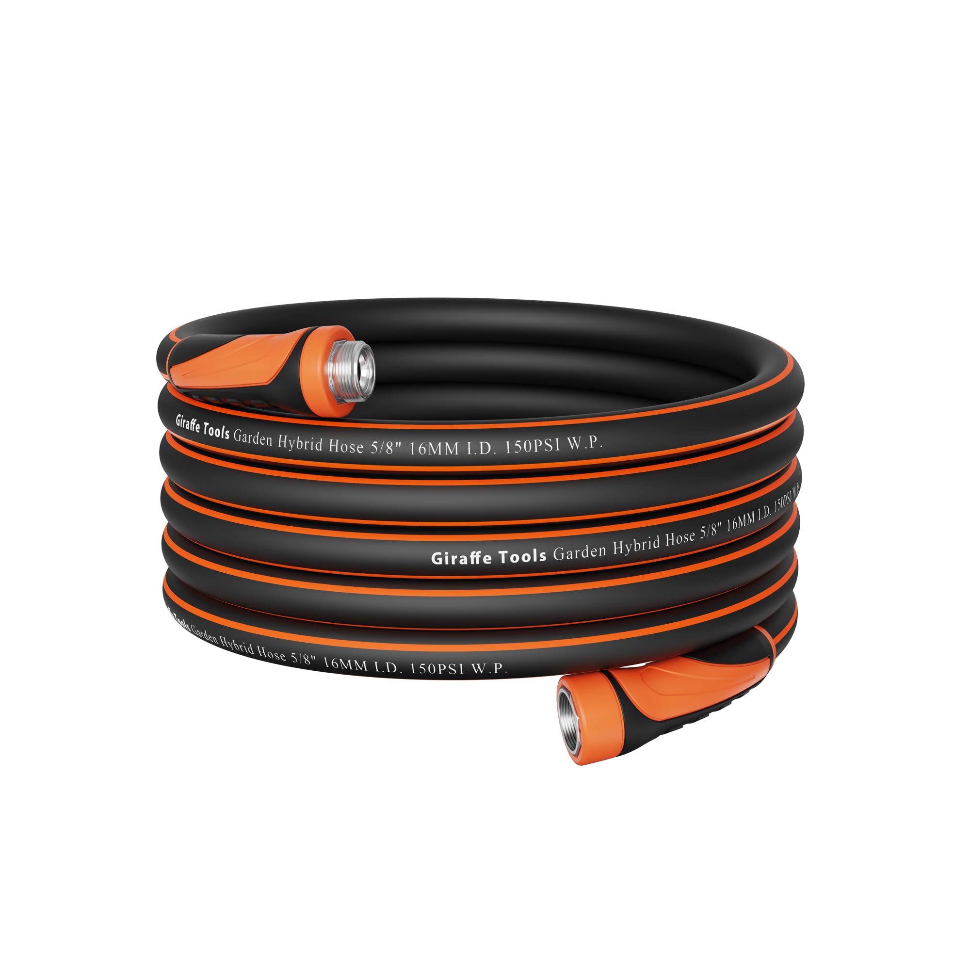 Giraffe Tools garden hose 50ft assembly for quick setup and watering.