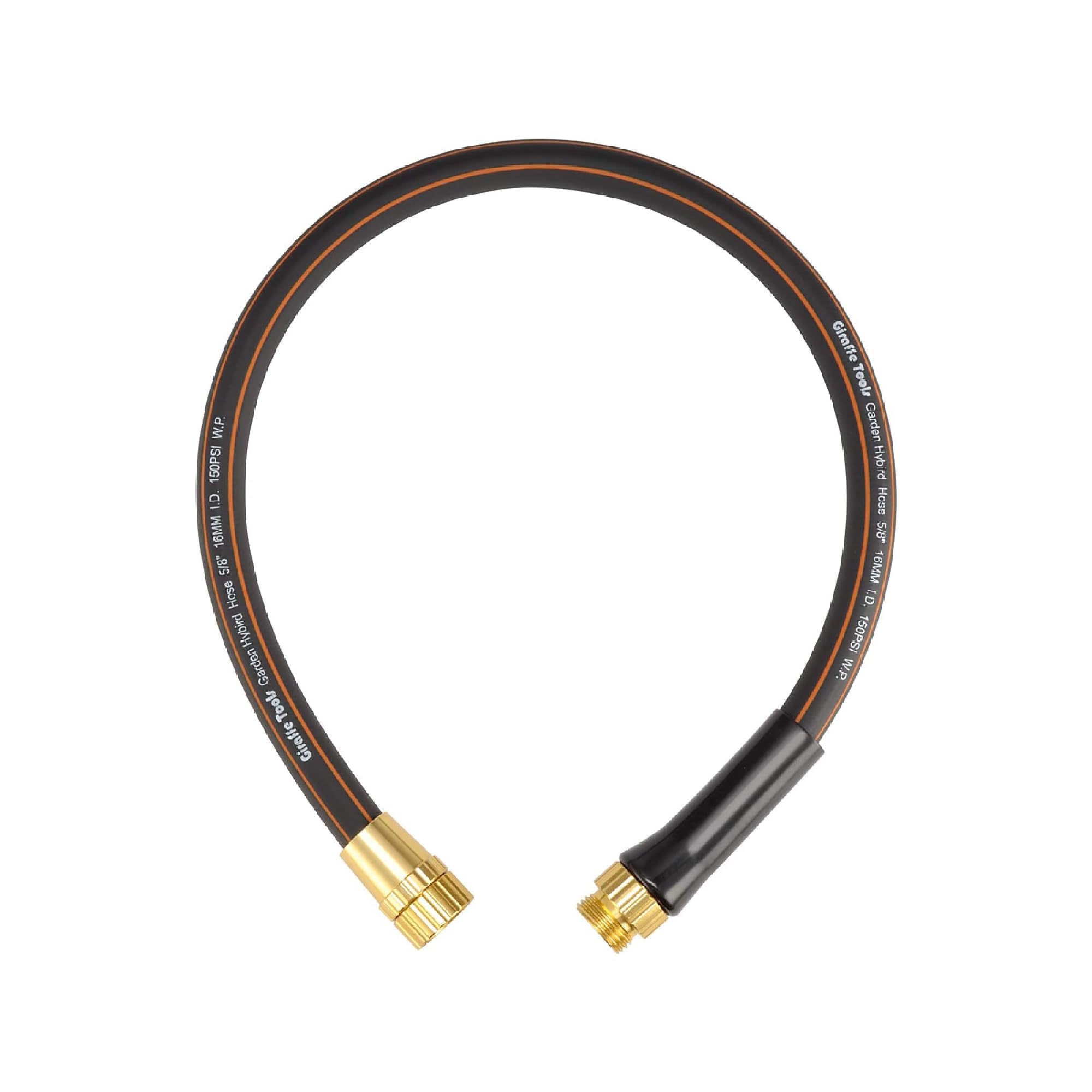 Giraffe Tools garden hose 58-inch heavy-duty design for durable watering tasks.