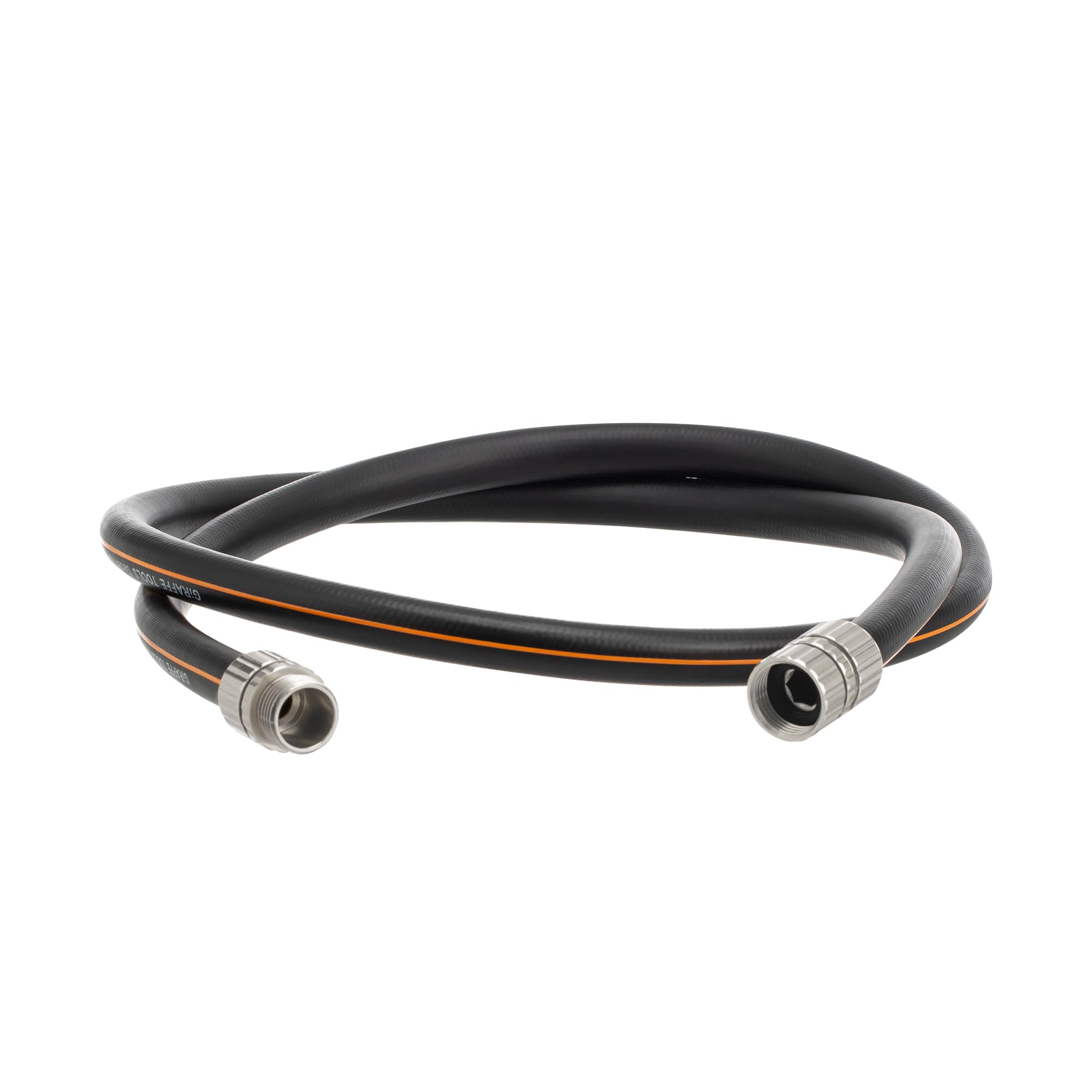 Giraffe Tools garden hose demonstrates custom length for flexible setup