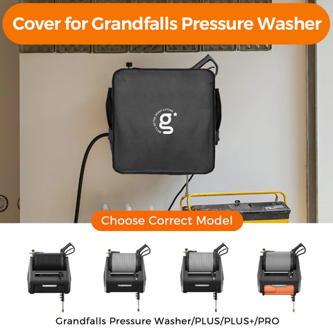Giraffe Tools Grandfalls cover tear-resistant fabric withstands outdoor use.