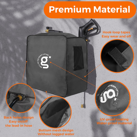 Giraffe Tools Grandfalls cover UV-resistant keeps color from fading.