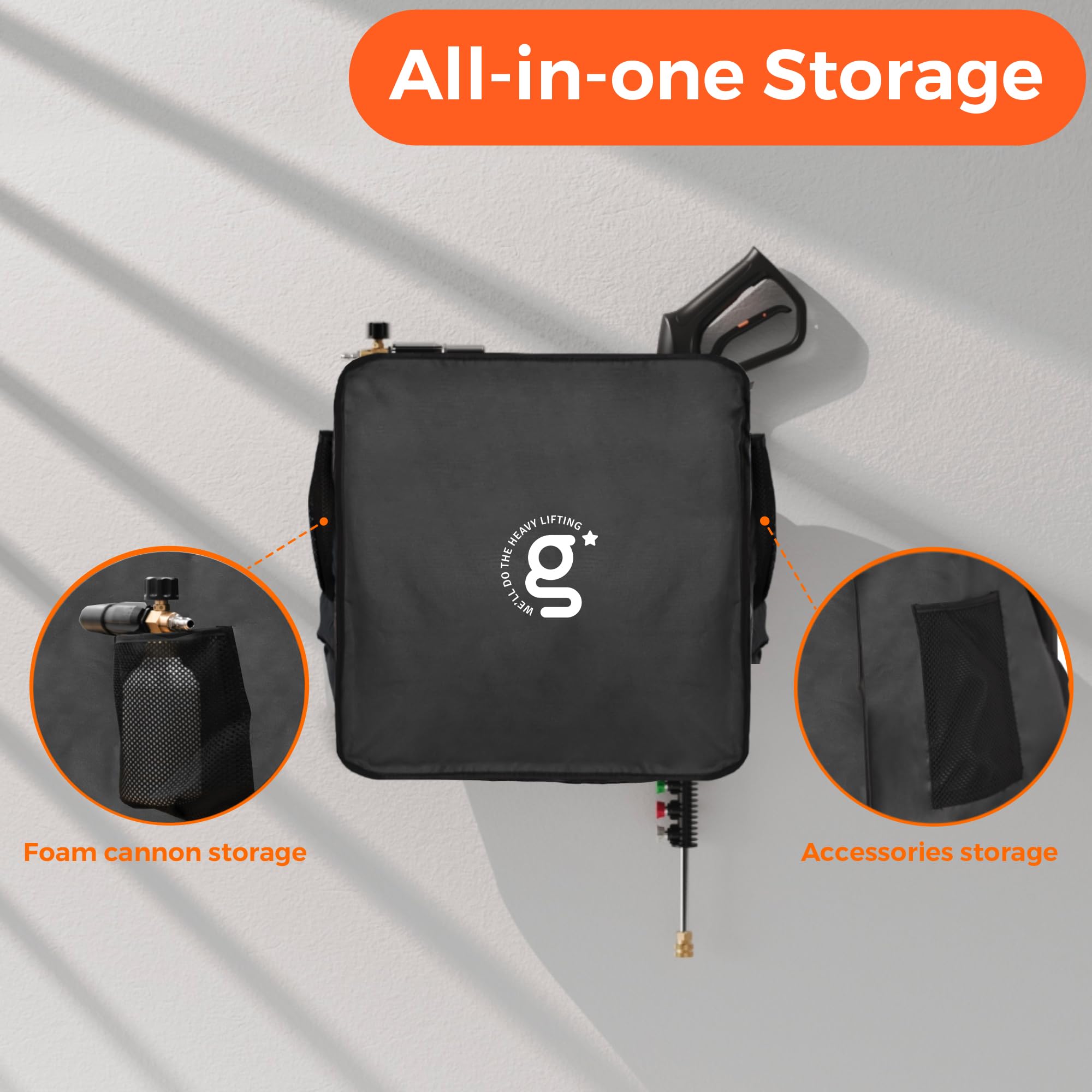 Giraffe Tools Grandfalls cover is waterproof to keep gear dry.