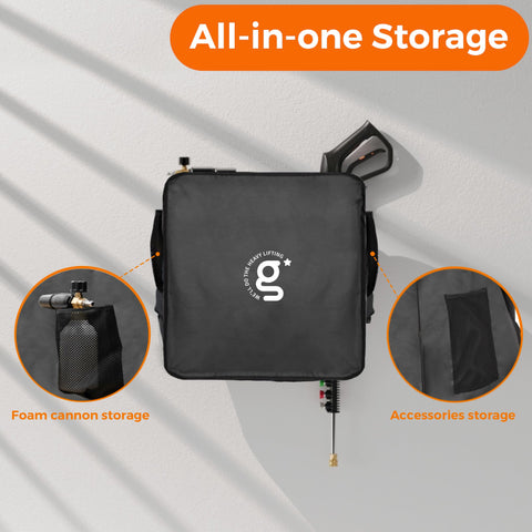 Giraffe Tools Grandfalls cover is waterproof to keep gear dry.