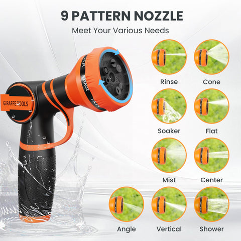 Giraffe Tools heavy-duty 5/8 inch hose delivers durable watering and reduced tangles