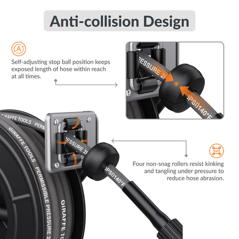Giraffe Tools heavy-duty steel frame delivers durable, rust-resistant performance