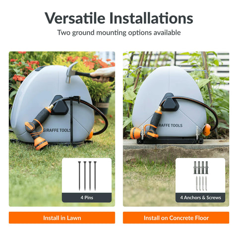 Giraffe Tools removable front cover for easy maintenance.