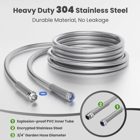 Giraffe Tools hose with leak-proof connectors ensuring a tight seal during use.