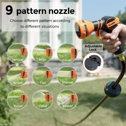 Giraffe Tools hybrid hose half inch offers all weather durability for year-round watering
