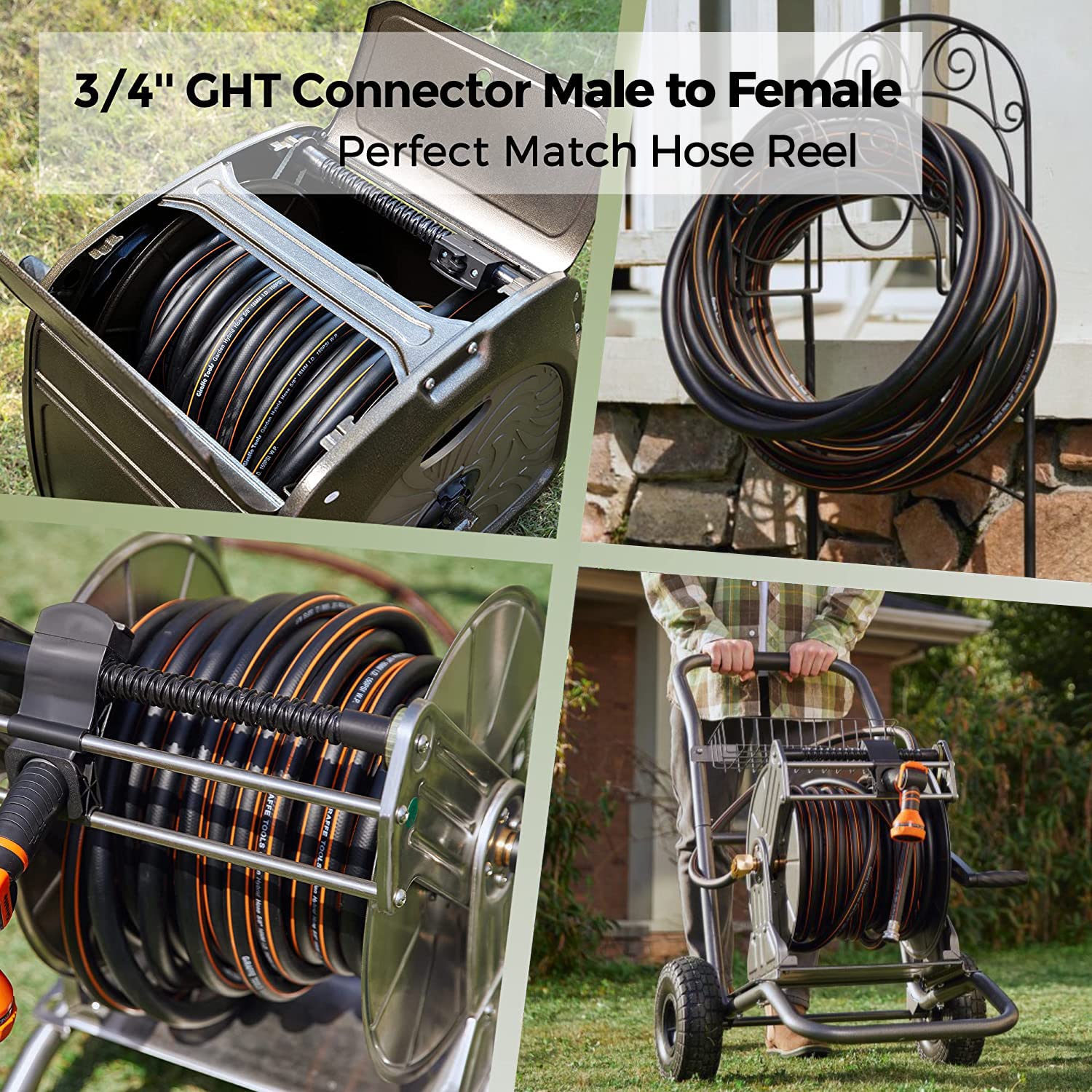 Giraffe Tools versatile hose for garden, car, and pets