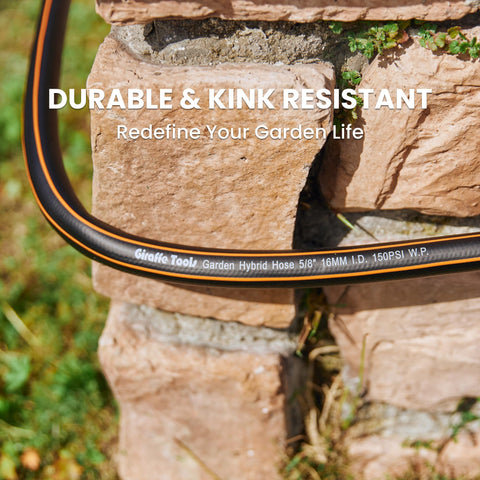 Giraffe Tools kink-resistant design minimizes twists during use.