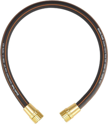 Giraffe Tools leader hose with 2ft 5/8in connectors for reliable faucet-to-reel linking.