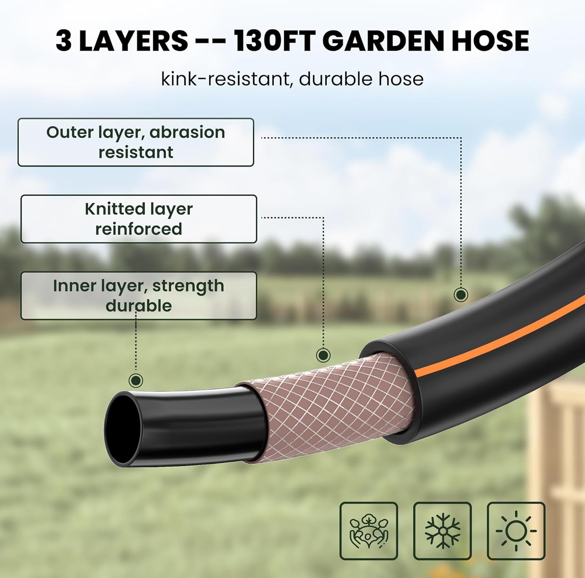 Giraffe Tools leader hose 5 ft extends reach from the reel