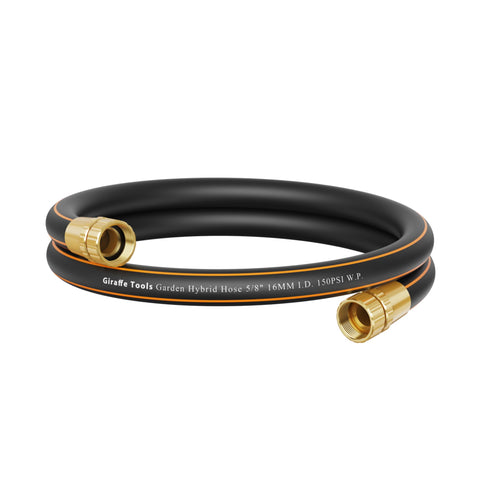Giraffe Tools Leader Hose 6ft shows coil ready connector for easy reel setup