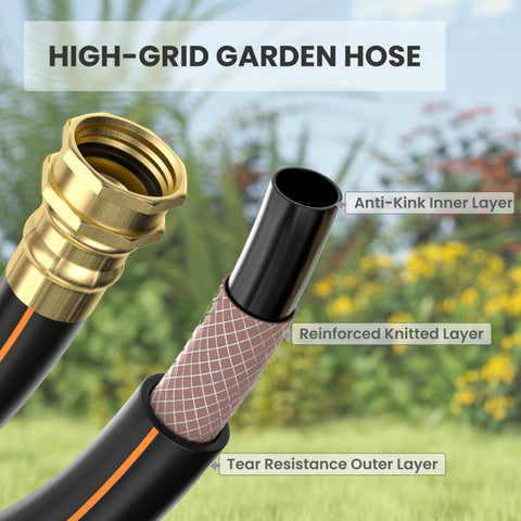 Giraffe Tools nine pattern nozzle provides versatile watering options for garden and cleanup
