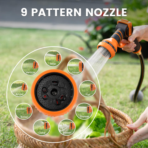 Giraffe Tools AW505/8 quick-release detaches reel for easy off-wall storage.