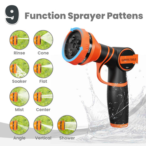 Giraffe Tools rust-resistant stainless steel body resists abrasion on rough paths