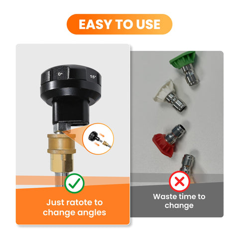 Giraffe Tools time-saving design speeds switching between spray modes.