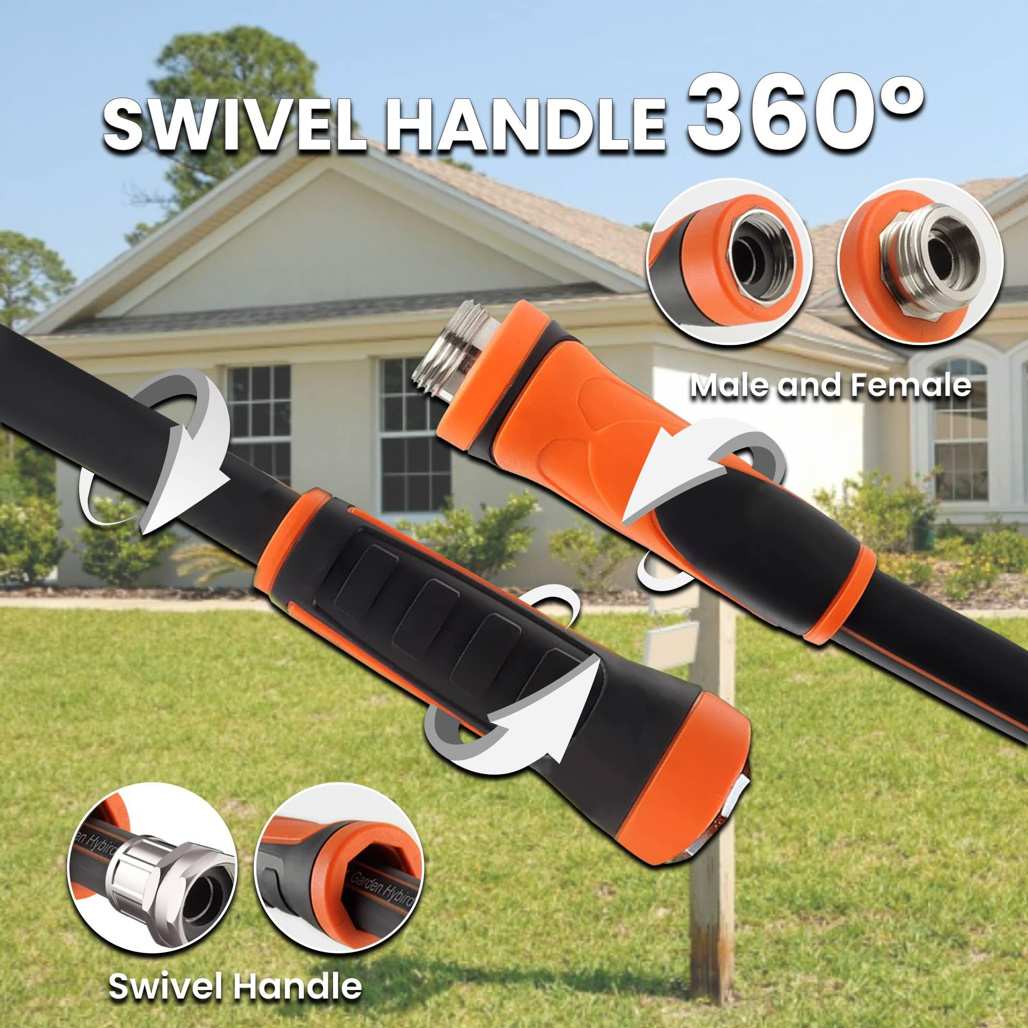 Giraffe Tools yard sprinkler shown for lawn irrigation and plant care.