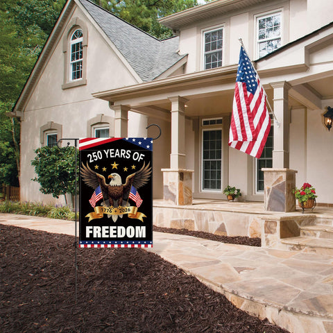 Girlly double-stitched flag ensures sturdy display on flagpoles.