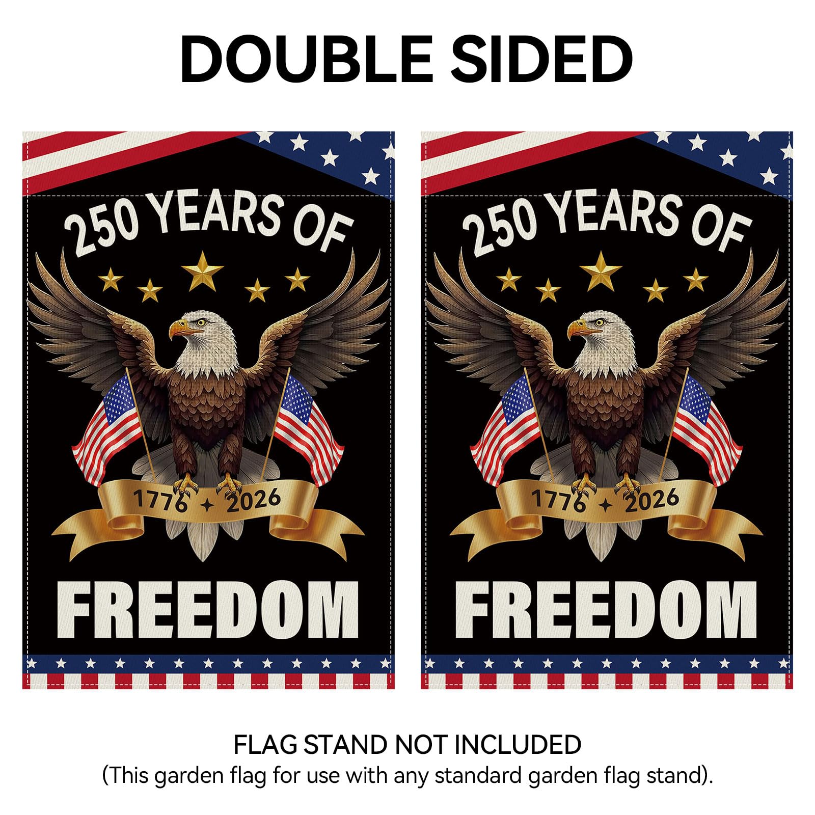 Girlly wind and rain proof flag for long-lasting yard decoration.