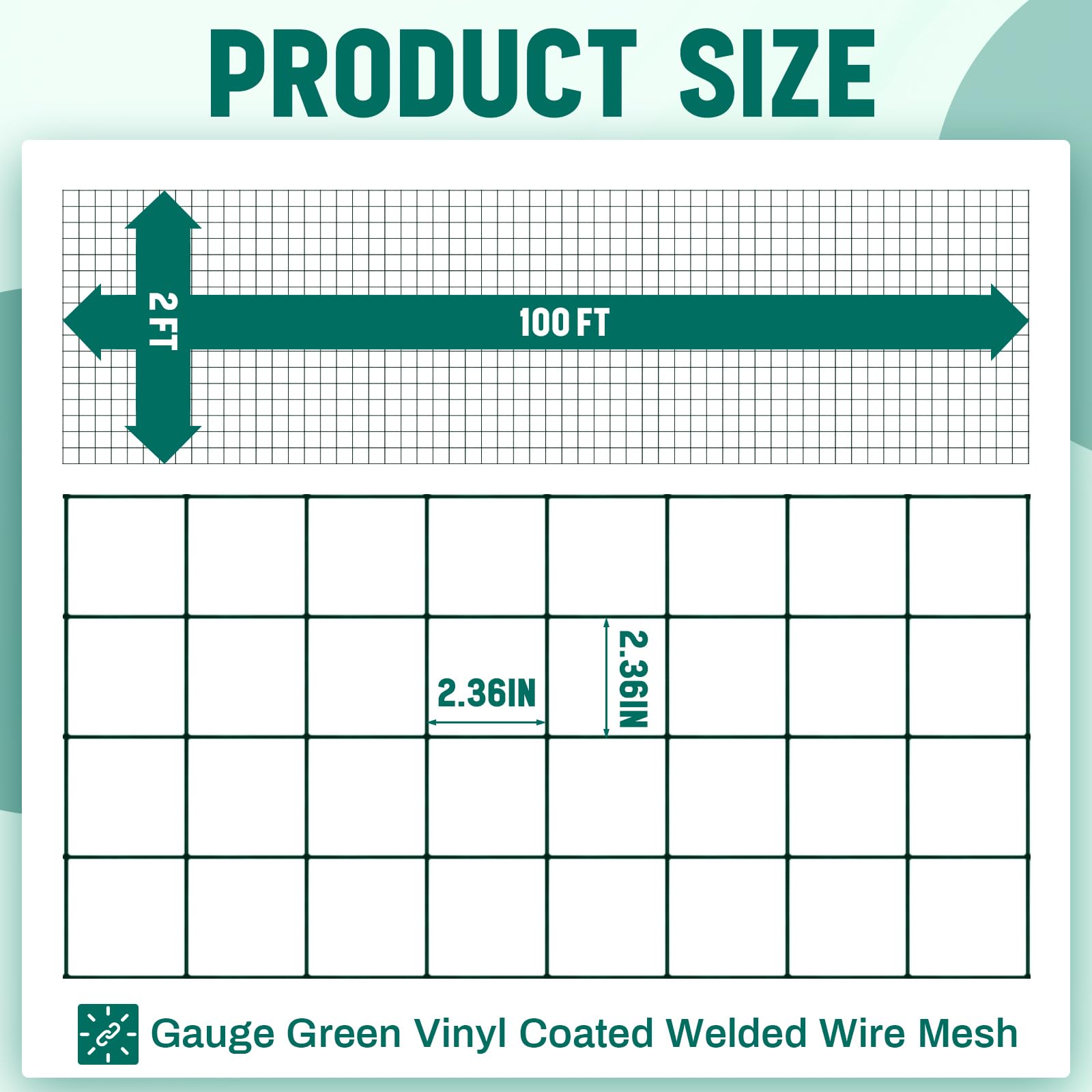 Gisafai 16-gauge welded wire close-up showing sturdy joints