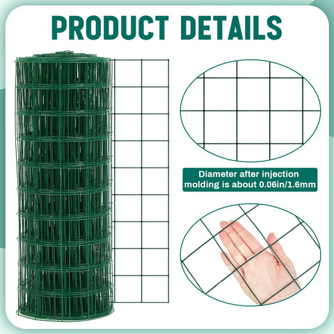 Close-up of Gisafai 2.36 inch mesh for airflow and small-pest protection.