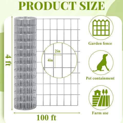 Gisafai 2x4 inch mesh detail for strong livestock containment.