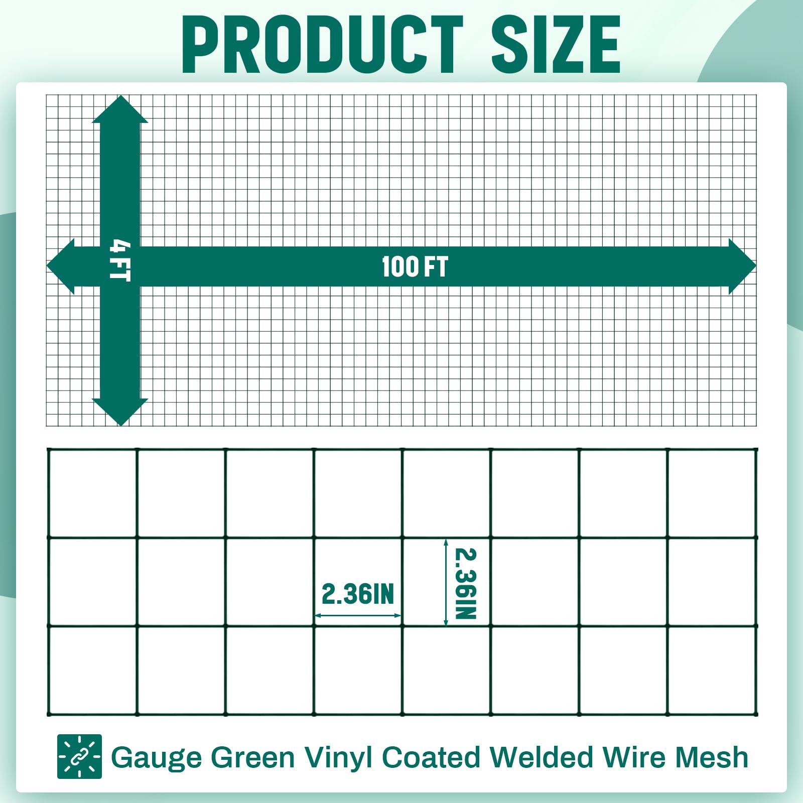 Gisafai fence showing double-layer PVC coating for rust and weather resistance.