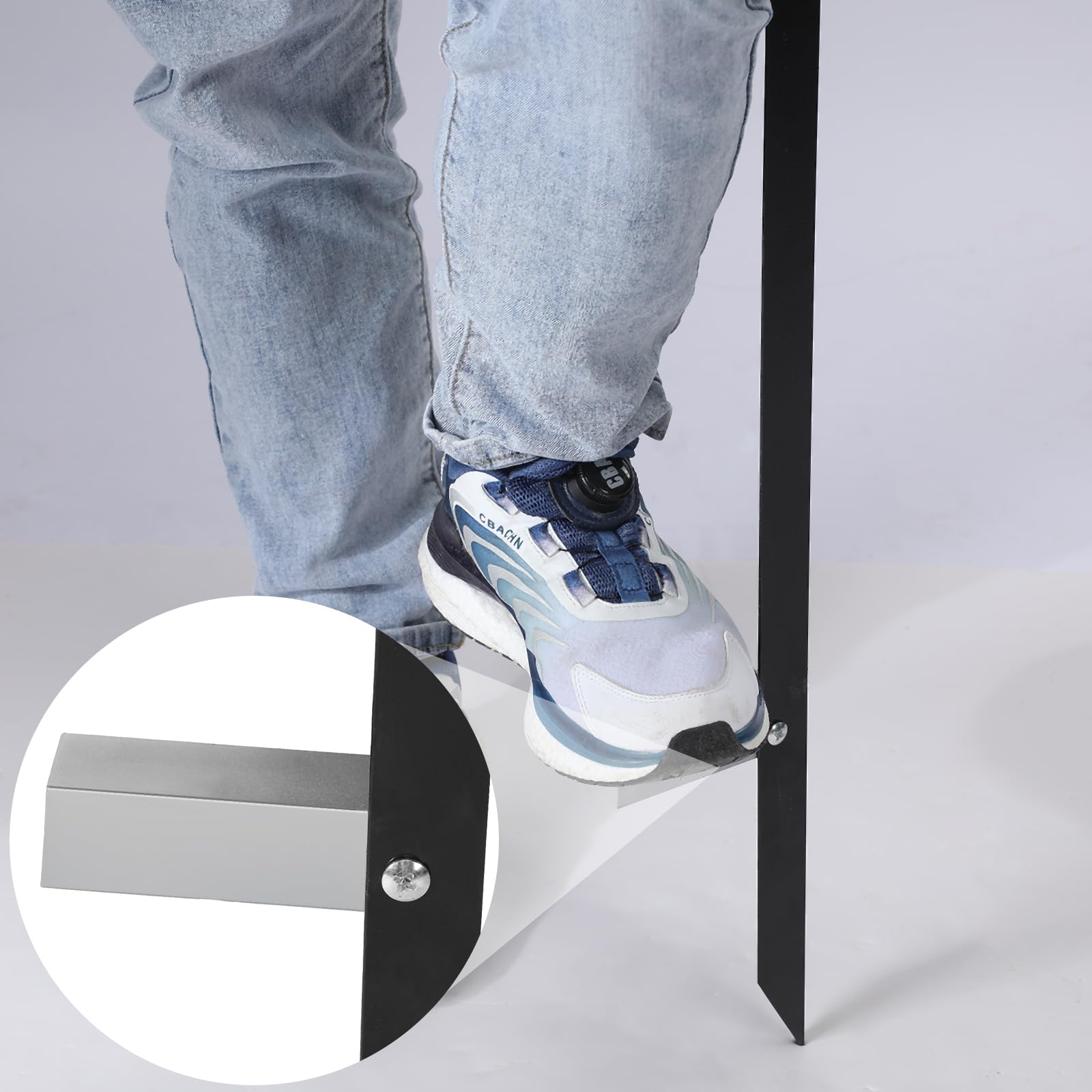 Gisafai event sign stake in black offers versatile outdoor signage options.