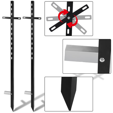 Gisafai outdoor sign holder stake suitable for lawns, gardens, or storefronts.