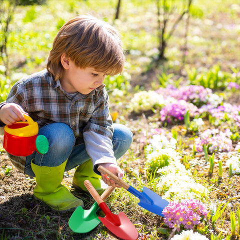 Gisafai vibrant red yellow blue green set boosts imaginative play.