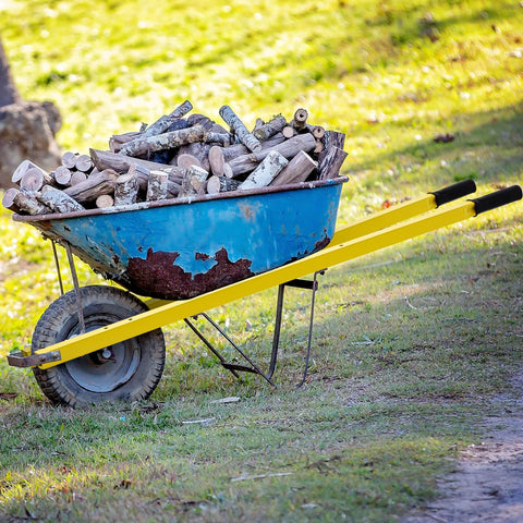 Gisafai replacement handles ideal for gardening, hauling soil, bricks, or mulch.