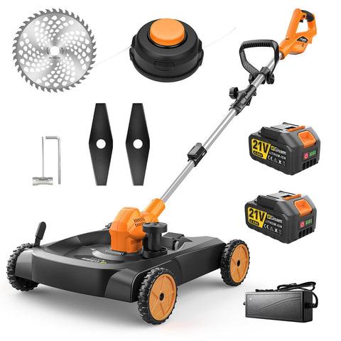 Gisam 3-in-1 cordless lawn mower base deck for efficient mowing