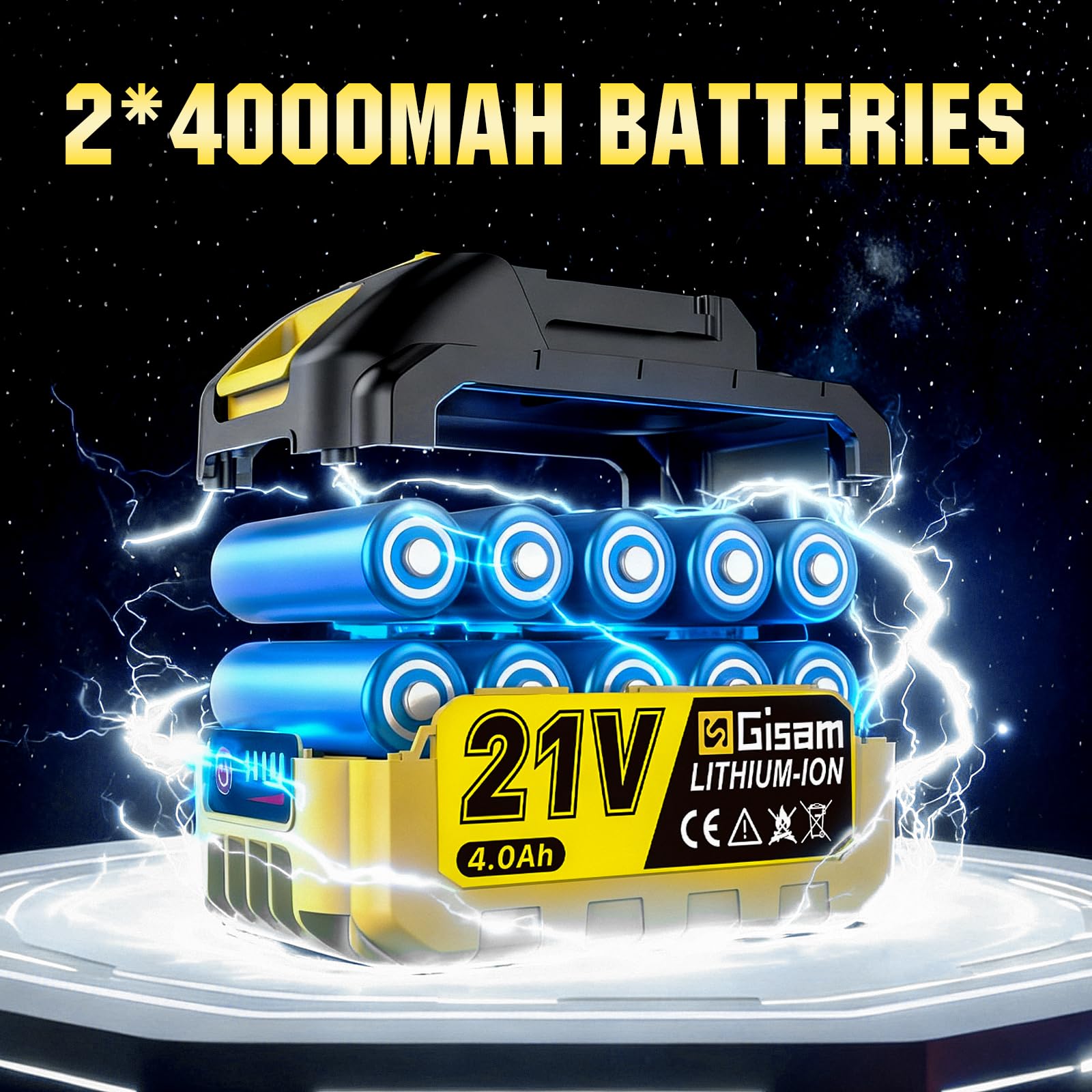 Gisam three nozzles enable versatile airflow and reach.