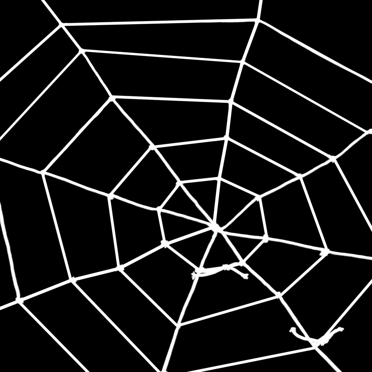 Gistome 3ft spider web decoration creates a spooky outdoor ambiance.